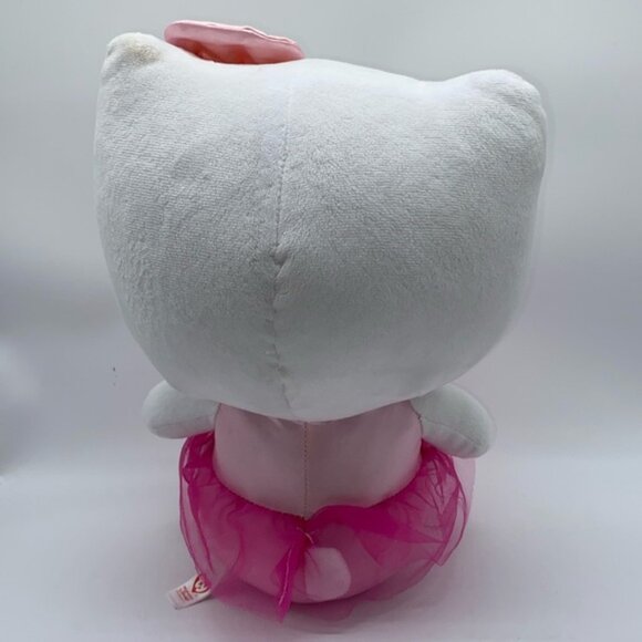 Ty Hello Kitty Beanie Buddy Plush Stuffed Animal White Cat Toy 11” - Picture 2 of 10